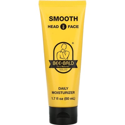 Bee Bald, Smooth, Head & Face Daily Moisturizing, 1.7 fl oz (50 ml) black