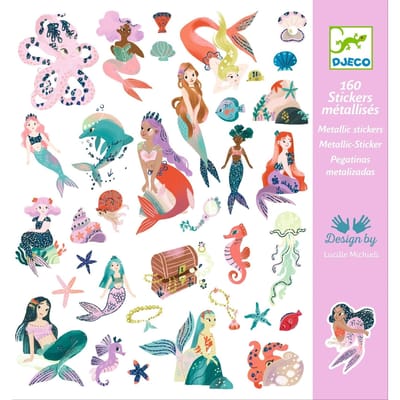 DJECO stickers Zeemeerminnen 4 jr+
