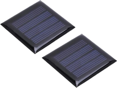 Mini Zonnepanelen - Kleine Cellen - DIY Projecten - Hoge Omzetting - 40x40mm - Zwart