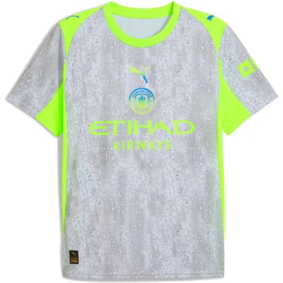 Puma Manchester City Fc 25/26 Replica Derde T-shirt Met Korte Mouwen Grijs XS Man