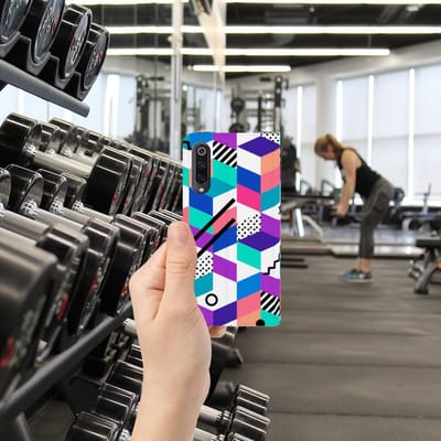 Xiaomi Mi 9 Stand Case Blokken Kleurrijk