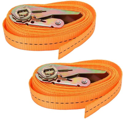 Dailygoods- Spanbanden met Ratel - Verstelbare Sjorbanden - Spanbanden 5 Meter - Bindriemen - Antislip - Geschikt voor Vrachtwagens - Spanriemen
