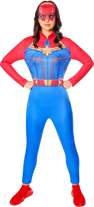Captain Marvel Volwassenenkostuum - Rubies - Maat L