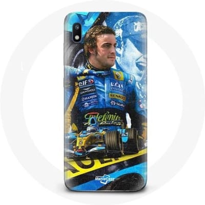 Hoesje voor Samsung Galaxy A10 Formule 1 Fernando Alonso F1 wereldkampioen
