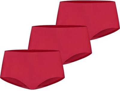 Ten Cate 3-Pack - Secrets Midi hipster 30177 - Voordeelverpakking - Aanbieding - Sale - M - Rood