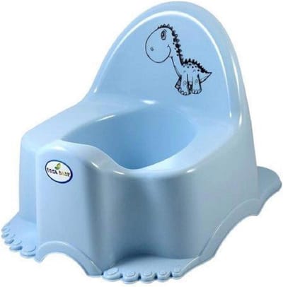 Unisex Potje voor Kinderen met Hoge Rugleuning en Spatbescherming