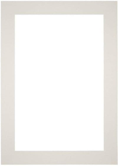 Passe-Partout Fotomaat 20x30 cm - Lijstmaat 36x49 cm - Lichtgrijs - Museumkarton - Fotolijst niet inbegrepen