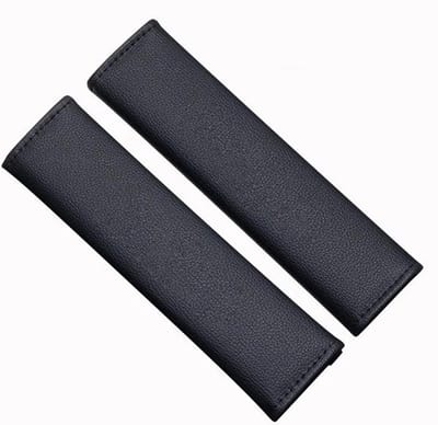 Gordelkussen Set - Autogordel Beschermers - Comfortabel Rijden - Zacht Stof Materiaal - 24 cm Lengte - Leerlook