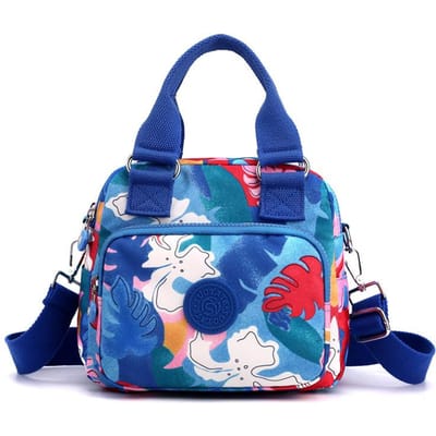 Draagbare schoudertas voor dames, crossbodytas voor woon-werkverkeer, grote capaciteit, tas met meerdere compartimenten One size blue