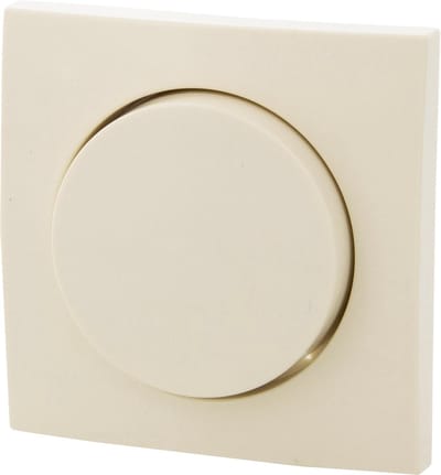 BERKER S1 CENTRAALPLAAT MET KNOP VOOR DIMMER CREME