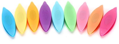 Dailygoods- Tatting Shuttle Set - 9 Stuks - Duurzaam Kunststof - Kleurrijke Weefpendels - Knutselgereedschap - Handwerk/Hobby - Weefpendel