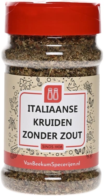 Van Beekum Specerijen - Italiaanse Kruiden Zonder Zout - Strooibus 60 Gram