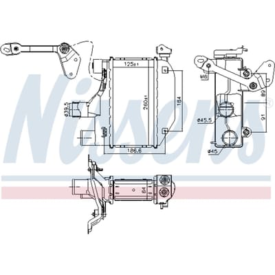 Intercooler NISSENS 96164