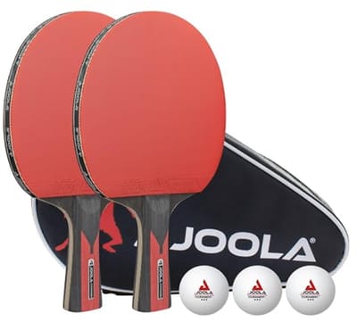 Tafeltennisset met Batjes, Ballen en Tas - 6-delig