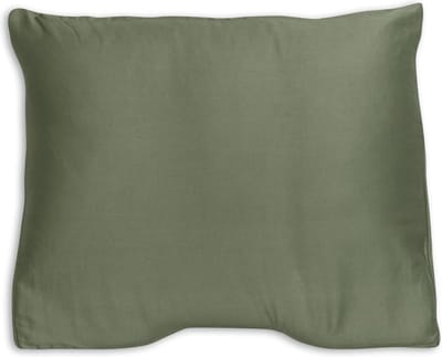Silvana Support Satin Shoulder Contour kussensloop voor extra zacht kussen - Groen - 60x60/70