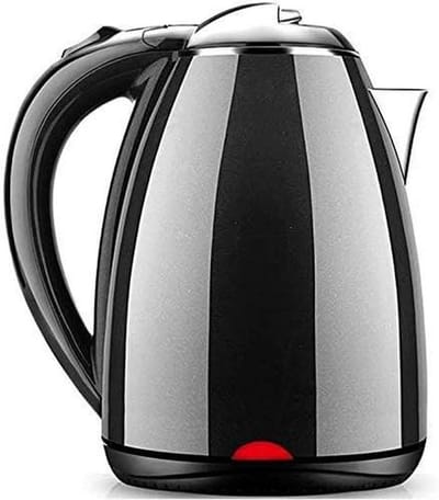 Waterkoker RVS - Snelkoker - Water Koken - Dubbelwandig Ontwerp - 2 Liter - Zwart