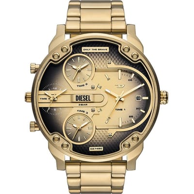 Diesel MR. DADDY SLIM Heren Horloge 54 mm - Goudkleurig