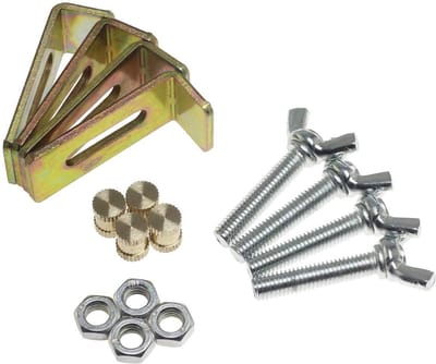 Onderbouwgootsteen Clips - Wastafel Beugels - Gootssteen Installeren - Zekert Onderbouwgootsteen - 4 Stuks - Metaal