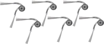 Zero-tangle side brush replacement parts - 6-pack - Geschikt voor Roborock Qrevo Curv, Qrevo Edge, P20 PRO, G30 en G20S Ultra robotstofzuigers