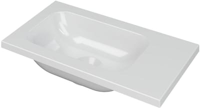 INK - Fontein Porselein Zonder Kraangat Universeel - 400x220x16 mm - Glans Wit