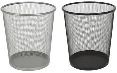 Metalen Prullenbak 30 cm - Duurzaam en Stijlvol Afvalbeheer