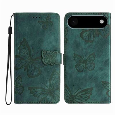 Coverup Hoesje - Geschikt voor iPhone Air Hoesje - Coverup Vlinders Book Case - Groen
