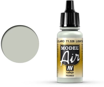 Vallejo Hobbyverf Acrylverf - 71328 Model Air Light Blue - Acryl Verf flesje - 17 ml