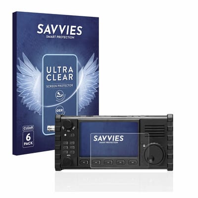 Savvies - Screenprotector voor Xiegu X6100 HF-Transceiver - Folie Beschermfolie transparant 6 Stuks