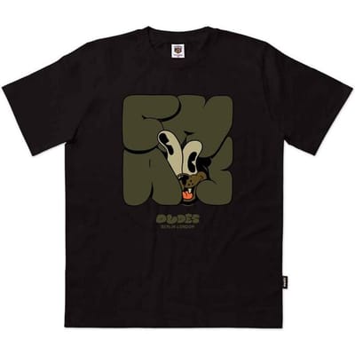 The Dudes T-shirt - Chaos - M tot L - voor Mannen - zwart