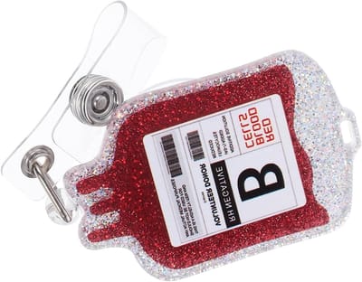 Kaarthouder Uitschuifbaar - Naamkaart Clip - Werk Badge Tonen - Veilige Acryl Clip - 10 x 5.5 cm - Transparant