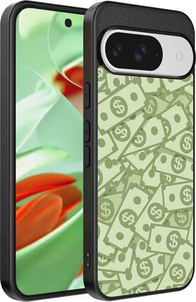Geschikt voor Google Pixel 9 Pro Telefoonhoesje met Geld Opdruk - TPU Backcover Case With Money Design - Smartphonica geschikt voor Google Pixel 9 Pro