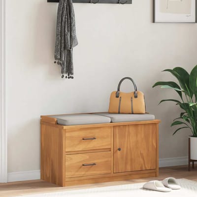 vidaXL - Gangbankje - SANDNES - 87x40x50 - cm - massief - grenenhout