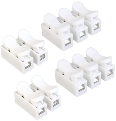 Complete Set van 90 Verbindingselementen voor LED Verlichting, Inclusief Veerkabels en Terminal Blokken voor Eenvoudige Aansluitingen