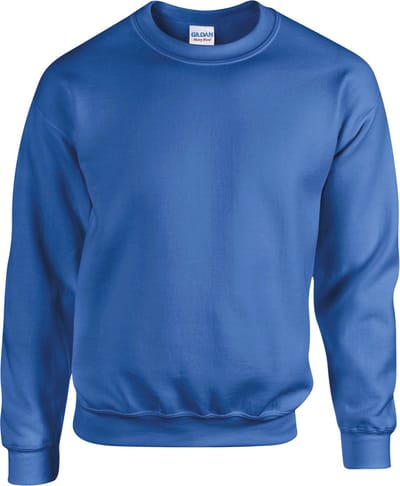 Gildan Heavy Blend™ Adult Crewneck Sweatshirt GI18000 - Royal Blue - XXL