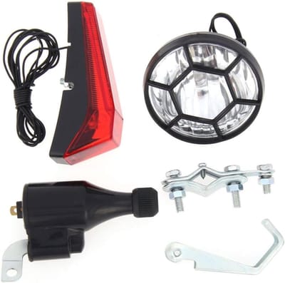 VHV - Fietsverlichting set - voorlicht en achterlicht - LED fietslicht met clip - voor stadsfiets, racefiets en mountainbike