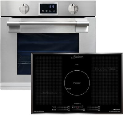 Kaiser- inbouwoven - incl inductiekookplaat - EH 6339 XXL - 86L - met pyrolyse & AirFry - touch display - incl. KCT 777 FI La Perle - Inductiekookplaat - 77 cm