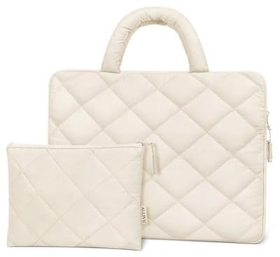 Puffy Laptop Sleeve - Schokbestendige Laptop Beschermhoes met Handvat