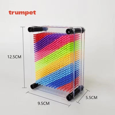 Clone 3D Pin Soulagement du Stress Forme de Main Clone Art Modèle Jouets pour Adultes Écran à Aiguilles Panneau à Aiguilles Sculptures Peinture Cadeau yellow