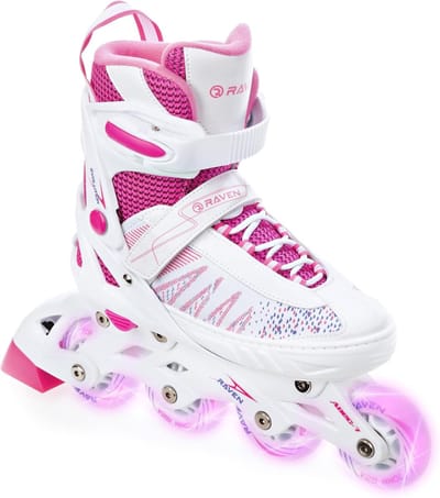 Skeelers - Inline skates - Buiten sporten - Verstelbare maat - 64 mm wielen - Zwart