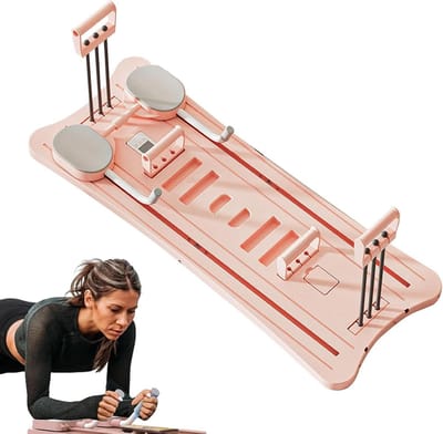 Workout Board - Pilates Roller - Thuis Fitness - Opvouwbaar Ontwerp - 106 x 41 cm - Roze