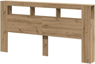 Hoofdbord met LED - Bedombouw Achterwand - Ontspannen in Bed - Verstelbare Kleuren - 200 x 103.5 cm - Eiken