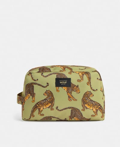 Wouf Toilettas Groot Leopard Avo