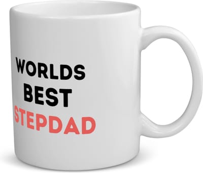 Akyol - worlds best stepdad koffiemok - theemok - Papa - de beste stiefvader - vader cadeautjes - vaderdag - verjaardagscadeau - verjaardag - cadeau - geschenk - kado - gift - vader artikelen - 350 ML inhoud