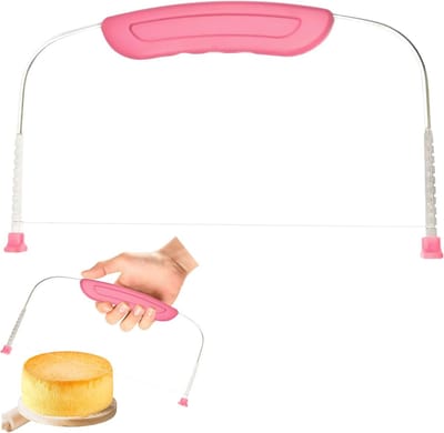 Verstelbare taartsnijder van roestvrij staal, 27 cm, voor gelijkmatige en nauwkeurige taartlagen, ideaal voor bakliefhebbers en professionele patissiers
