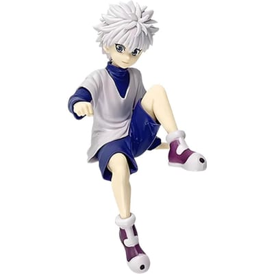 Figurine Anime Hunter×Hunter 14cm Troupe Fantôme Hisoka Figurine d'Action Stopper pour Nouilles Décoration de Chambre Stopper pour Nouilles Modèle en PVC Jouets