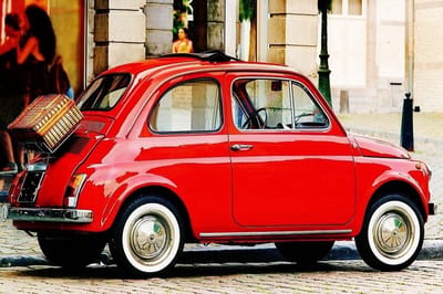 Diamond Painting Set 20x30cm - Fiat 500 - Full size ronde steentjes - Gratis verzonden - THX120