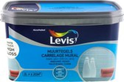 Levis Muurtegels Verf - Hoogglans - White Touch - 2L