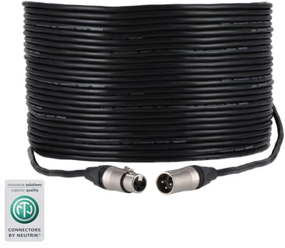 Devine XLR microfoon/signaalkabel met Neutrik-connectoren 20m (50x)