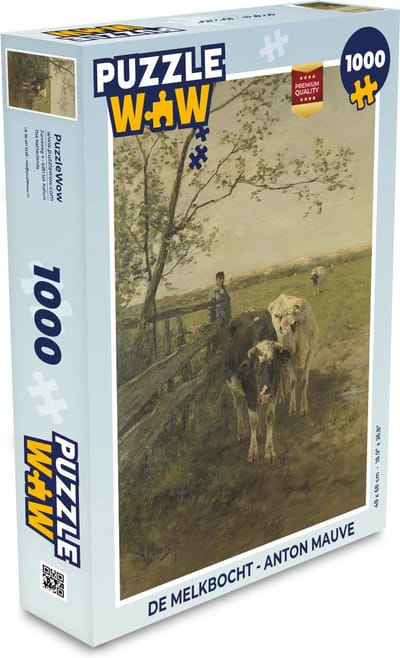 Puzzel De melkbocht - Anton Mauve - Legpuzzel - Puzzel 1000 stukjes volwassenen