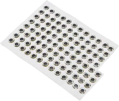 Dailygoods- Vissenogen 3D-ontwerp - Kunstmatige Kunstaasogen - Professionele Lokogen - 100 Stuks - 10 mm Diameter - Duurzaam en Lichtgewicht - Kunstaas